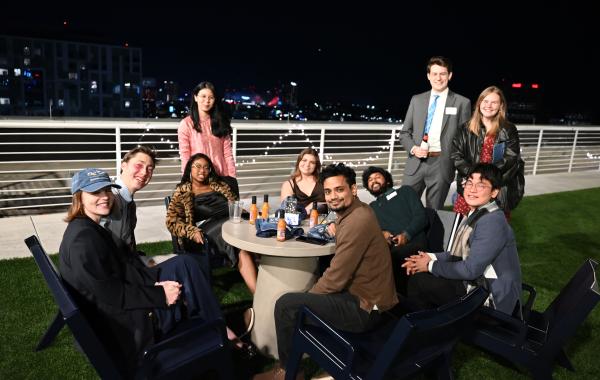 Students on the CODA Rooftop