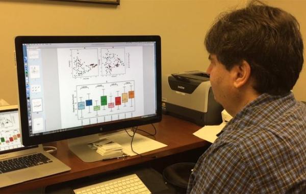 Studying bacterial samples from aircraft