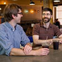 Will Ratcliff and Peter Yunker at Highland Bakery