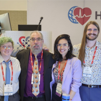 Fenton (center) with students Henry Chionuma, Evan Rheaume, Jimena Siles-Paredes, Casey Lee-Trimble, and Ilja Uzelac