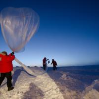 Researchers launch a a lightweight, balloon-borne instrument to collect data. "To keep advancing, we need scientists who can determine what data we need, collect that data, and solve problems," Bracco says. (NOAA)