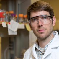 Biological Sciences researcher Will Ratcliff in his lab